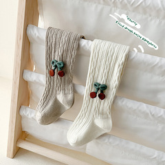 2023 Baby Leggings Spring and Autumn Thin Knit Elastic Bodysuit for Girls, Newborn and Baby Girls' Leggings