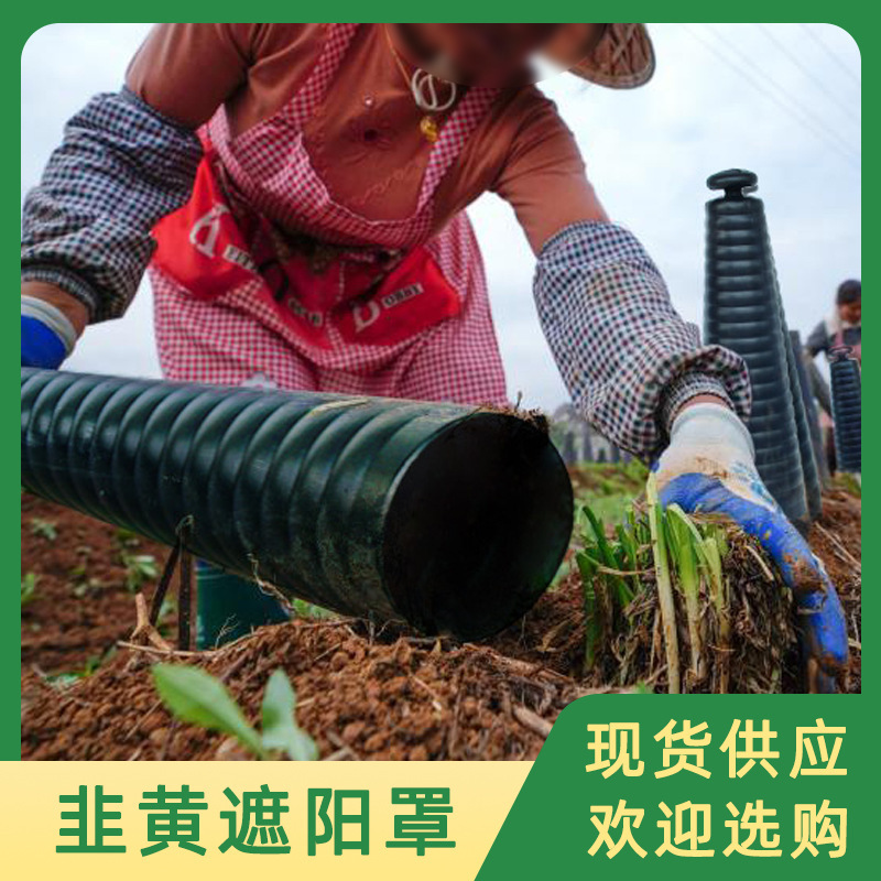 Thickened Yellow Chive Shade Cover Black Agricultural Leek Bud Cultivation Shade Cover Garlic Yellow Planting Protective Cover Shade Tube