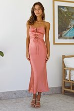 欧美风夏季新款纯色抽绳吊带裙性感包臀修身一步裙气质时尚连衣裙