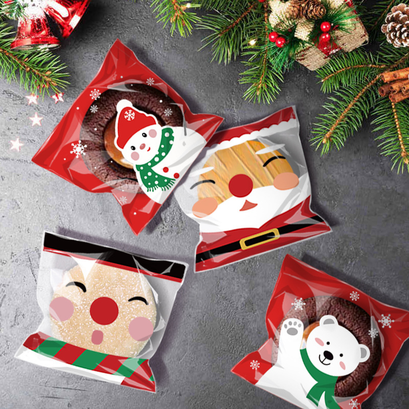 Christmas Fashion Snowman Plastic Gift Wrapping Supplies 1 Set display picture 1