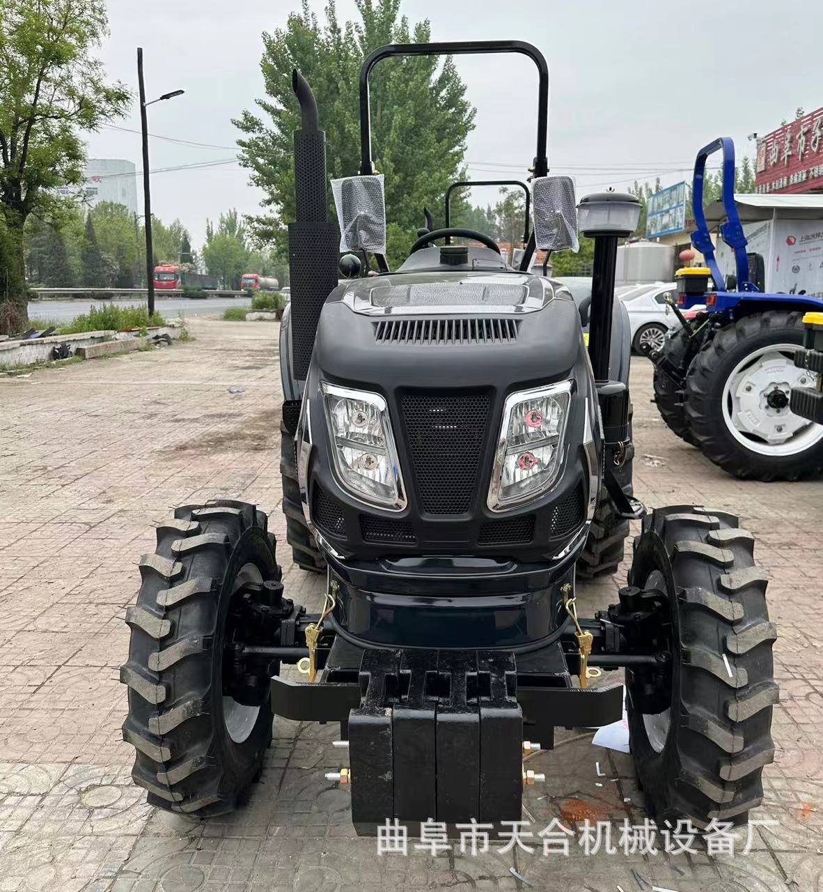 黑金刚704拖拉机翻转梨旋耕机8+8梭式换挡  发家致富全靠它现车