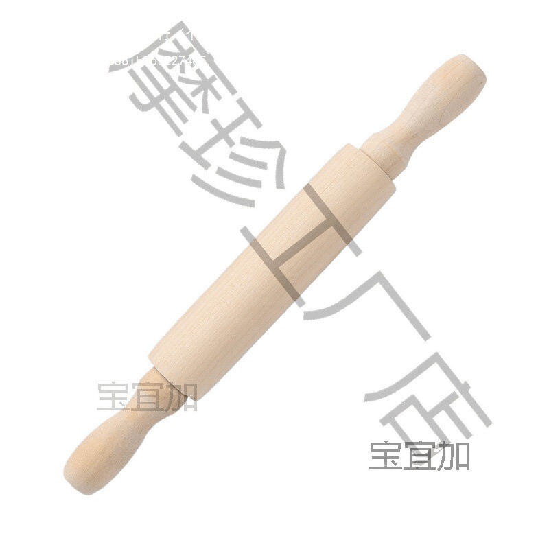 跨境木质烘焙工具儿童迷你擀面棍无漆小号压面棍家用饺子皮滚轴擀|undefined