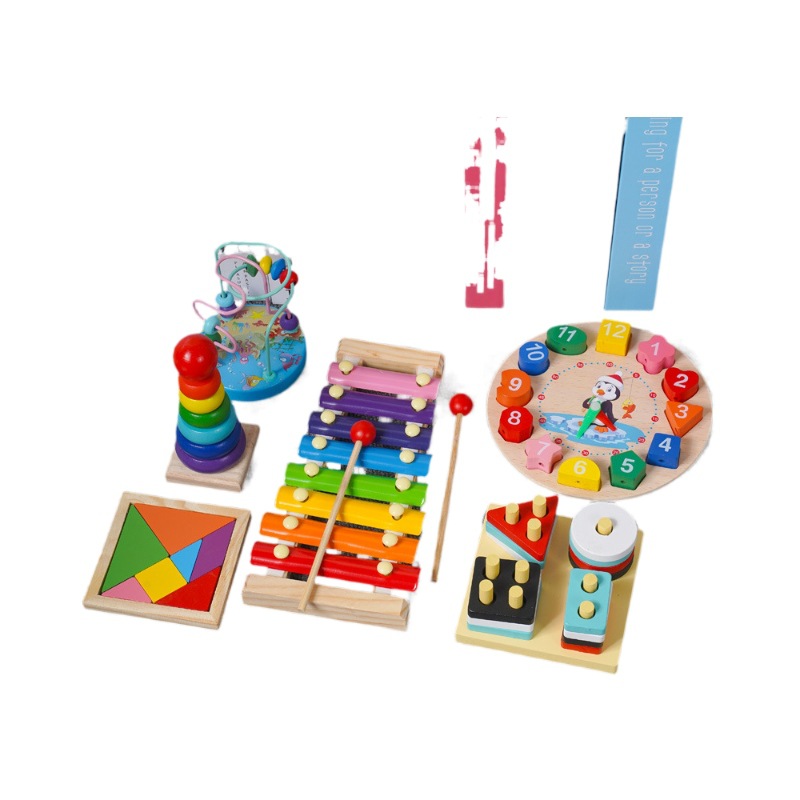 Piano de ocho tonos de xilófono para bebés de 8 meses de edad juguetes educativos de música de percusión de 1-2 años de edad