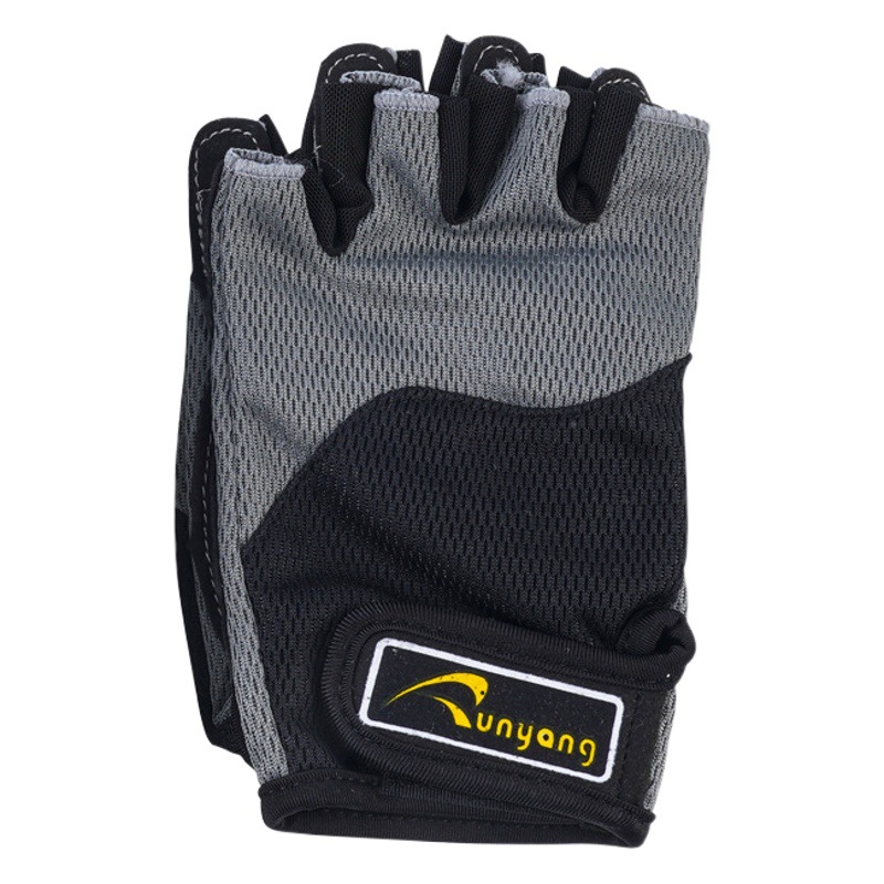 Cross-Border Sports Fitness Gloves, Half-Finger Breathable, Non-Slip, Comfortable, Sweat-Absorbent, Outdoor Cycling Gloves, Unisex Style