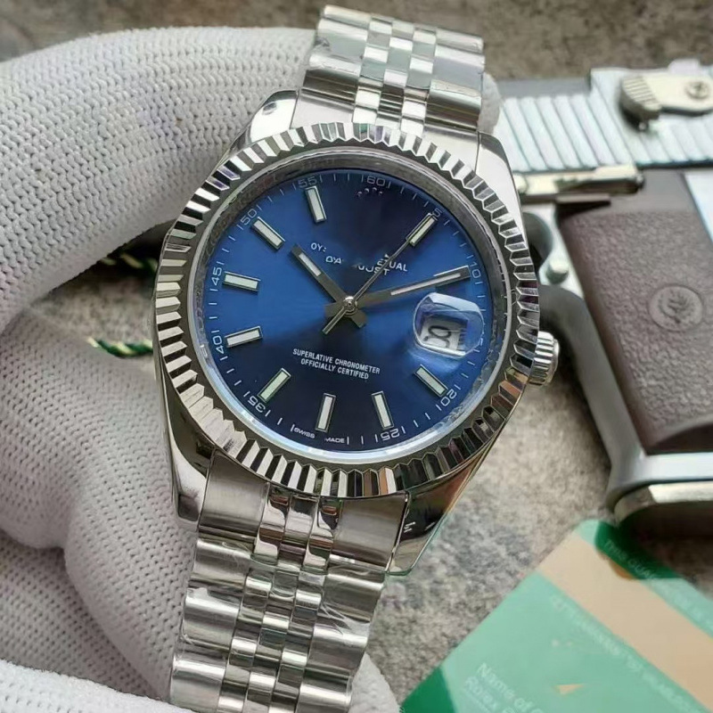 Cross-Border Supply Laojia Aliexpress Log Men's Automatic Mechanical Watch Five Bead Watch Station West Manufacturer Foreign Trade