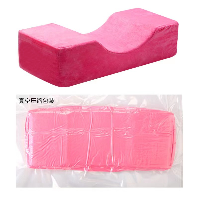 Amazon transfronterizo Venta caliente injerto pestañas reposacabezas en forma de U almohada de pestañas de belleza al por mayor embalaje de compresión