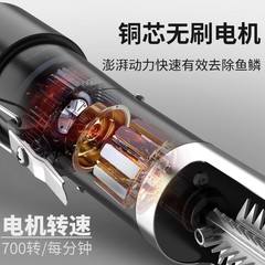 Electric Scale Removing Gadget Commercial Fish Scale Scraper Scale Removing Machine Fully Automatic Scale Removal Device