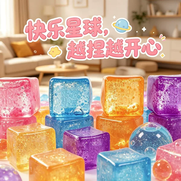 Maltose multi-filler cube stress-relief toy for squeezing and decompressing, suitable for adults and children in the office