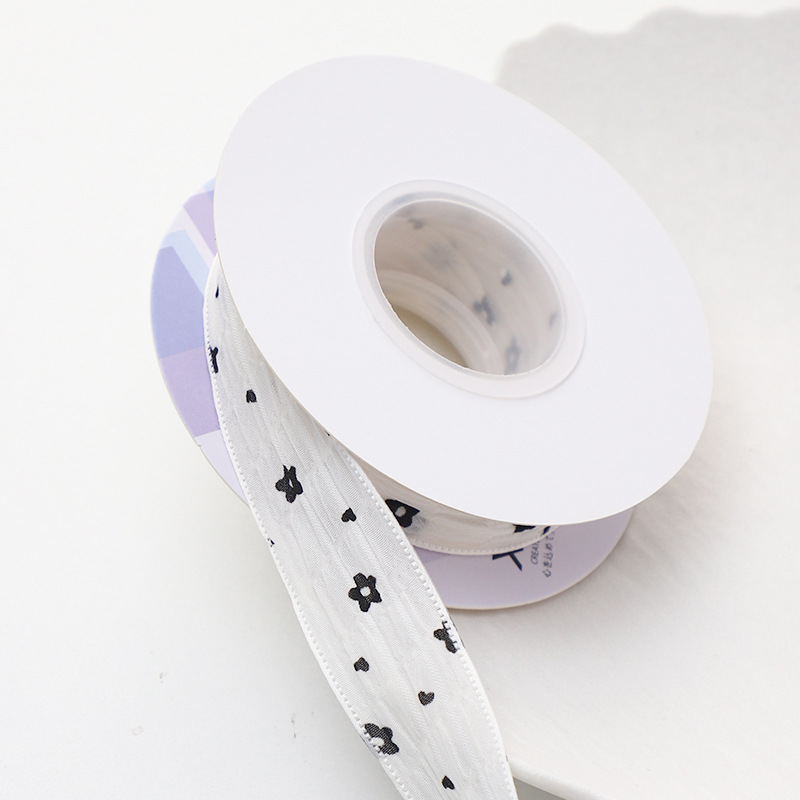 Siete colores, clásico, pequeña cinta floral, paquete de ramo, cinta de raso, bolsa de flores, cinta de flores, embalaje de material de bricolaje hecho a mano