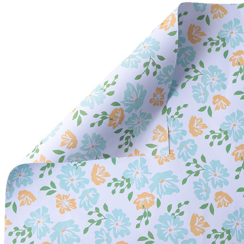 Nuevo papel de embalaje de flores frescas serie de flores trituradas de papel de embalaje de flores materiales de atmósfera de papel de arte materiales de arte floral