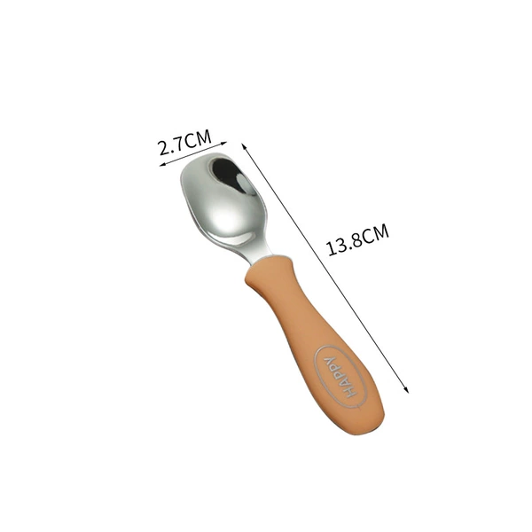 Coffee-colored spoon [1 piece]
