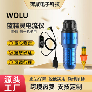Cross-Border Silk Mist Eyebrow Wild Eyebrow Brushless Motor Ammeter with Switch Line Eyebrow Eye Lip Universal Tattoo Machine