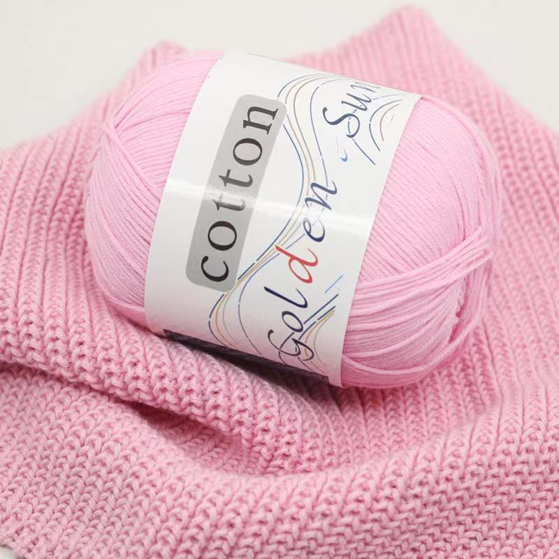 cotton8股儿童棉线宝宝线婴儿中细棉毛线外贸毛线批发50团为一盒