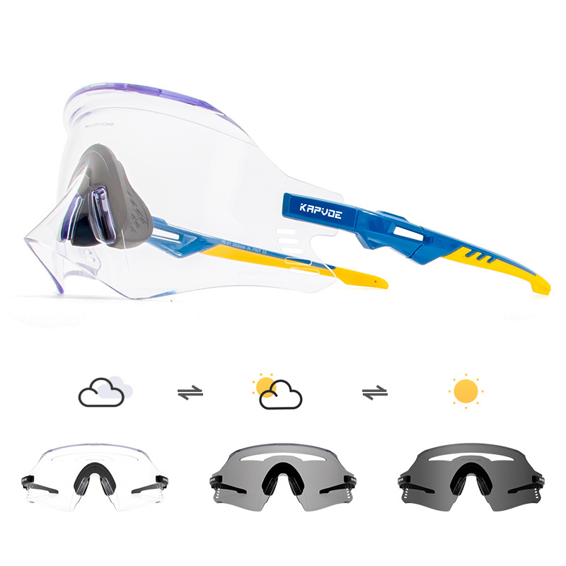 Gafas Fotocromáticas de Ciclismo TR90 Fotocromático, Protección Ocular para Ciclismo de Montaña y Carretera image 6