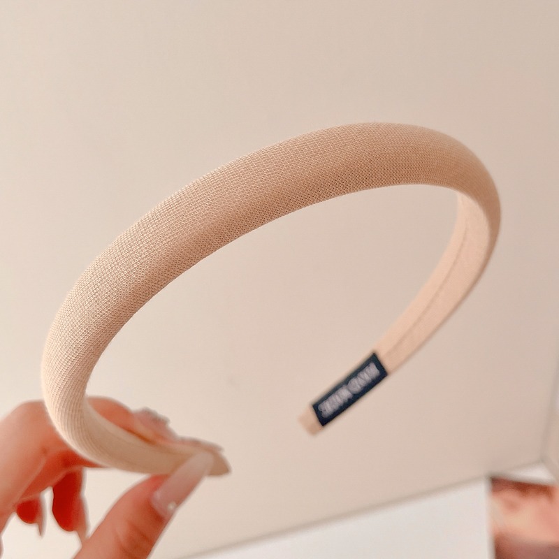 Alta sensibilidad al aro de cabello para mujeres red2024 nuevo estilo para salir correa de cabello universal lavar la cara aro de cabello de borde ancho prensado tarjeta de cabello toque