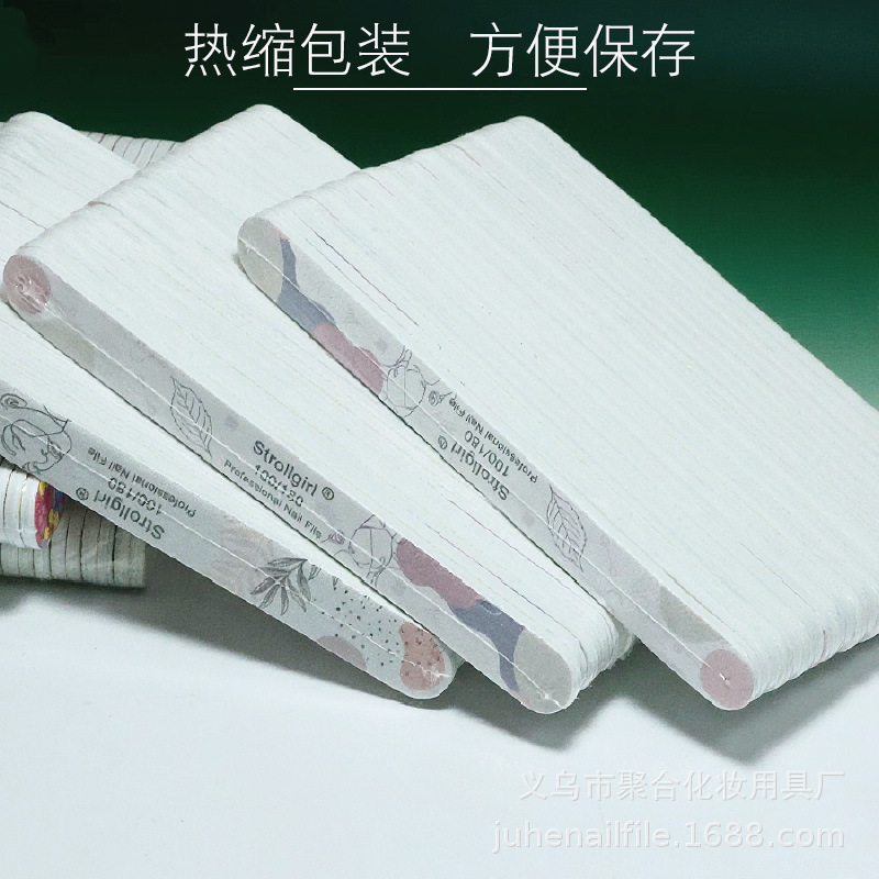 厂家直供美甲花锉双面印花打磨条卡通指甲锉美甲砂条美甲海绵锉条|undefined