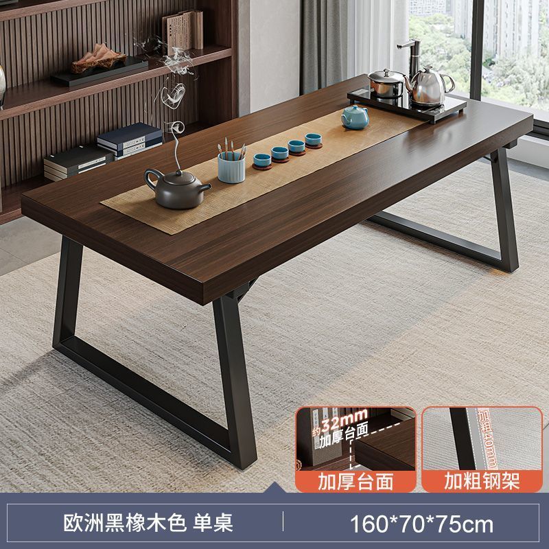 Mesa de té de madera sólida combina una mesa de cinco sillas mesa de té nueva mesa de mesa de mesa de té de oficina de negocios de estilo chino mesa de té