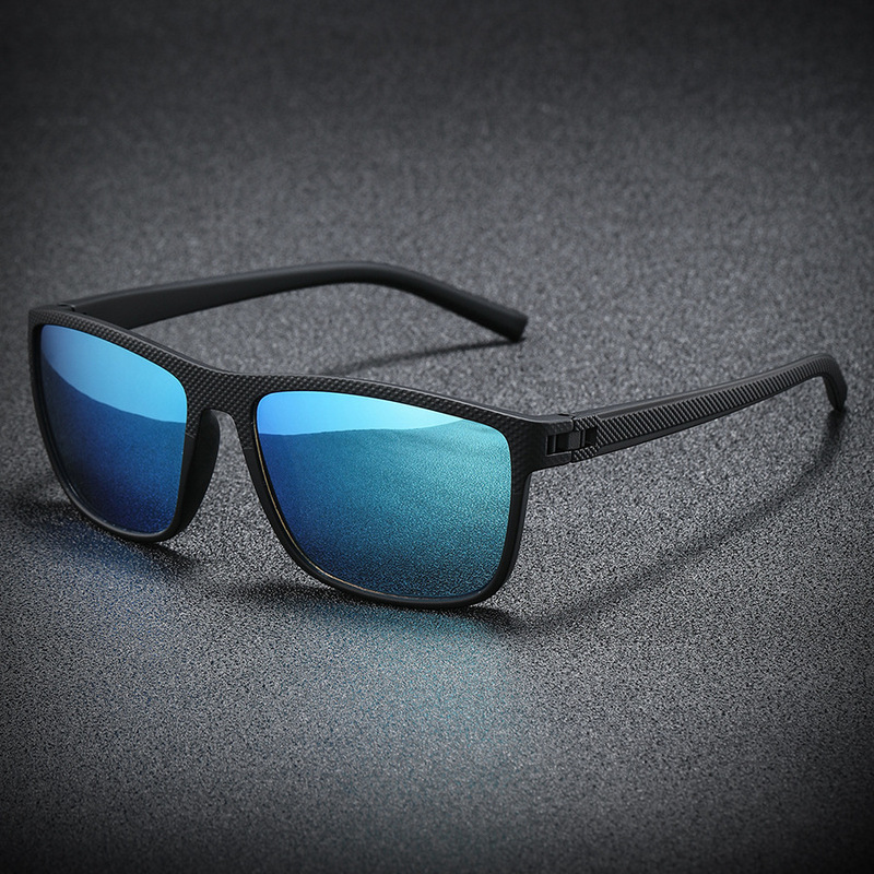 Cross-Border Hot-Selling Men's Square Fashion Classic Sunshade Cycling Glasses Colorful Sports Sunglasses Factory Direct Sale