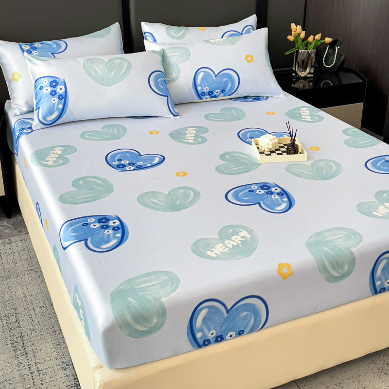 Cama de hielo de verano, cama desnuda de lujo ligera, cubierta de protección de colchón todo incluido, cubierta de cama de hielo lavada con agua. image 20