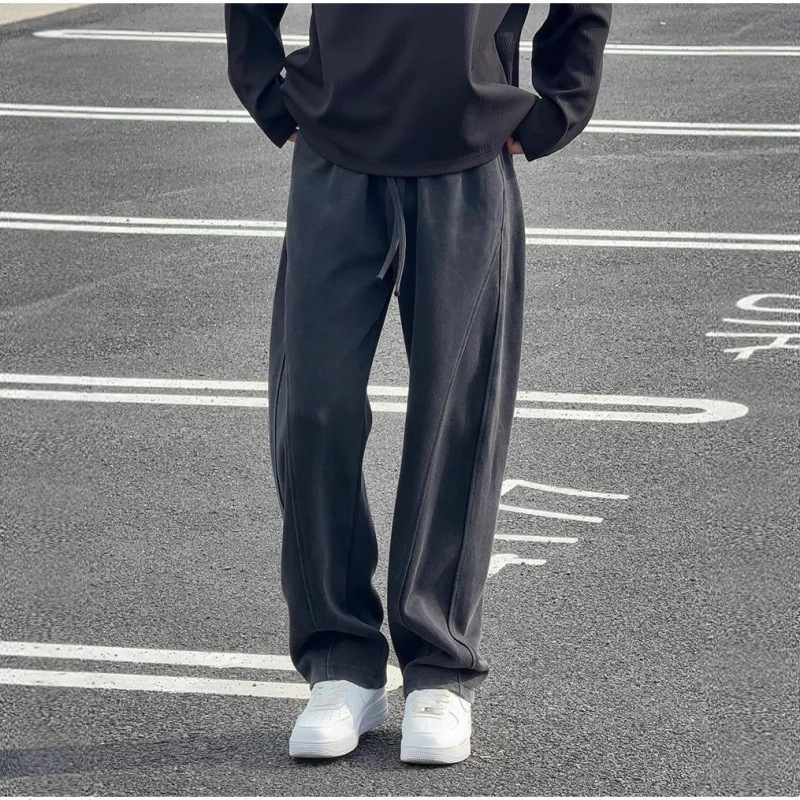 High-Quality Old Money Style Men's High-End Stylish Sporty Fashion Simple Relaxed Pants Casual Sports Men's Pants