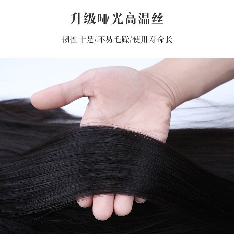 丸子头假发抓夹自然仿真发高扎低扎花苞头新升级盘发神器假发发包|undefined
