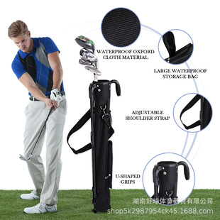 Step into the Best-Selling Golf Bag, Portable Foldable Stand Bag, Golf Club Stand Gun Bag