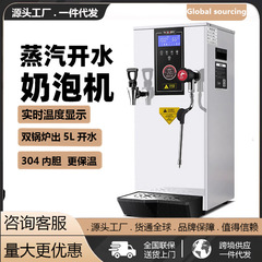 業務用インテリジェントLCDスチームと沸騰水オールインワンコーヒーティー飲料店ミルク泡立て専門機器は110/22にカスタマイズ可能