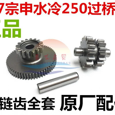 Zongshen CB250-A water-cooled engine motor Bridge teeth M7CQR250 water-cooled off-road motor double teeth (Motorcycle Walking System Parts)