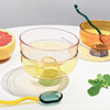 Fruit glass bowl, soup bowl, tableware home use, spoon, set