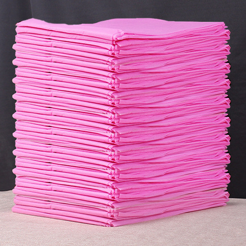 Beauty salon supplies oil massage bed waterproof and oil-proof SMS non-woven fabric pad with holes disposable sheets