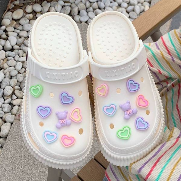 2913 color love bubble bear milky white