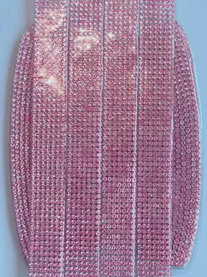 Car door wrist crystal diamond Other Automotive Interior Supplies - classic-style-pink-8-piece-set