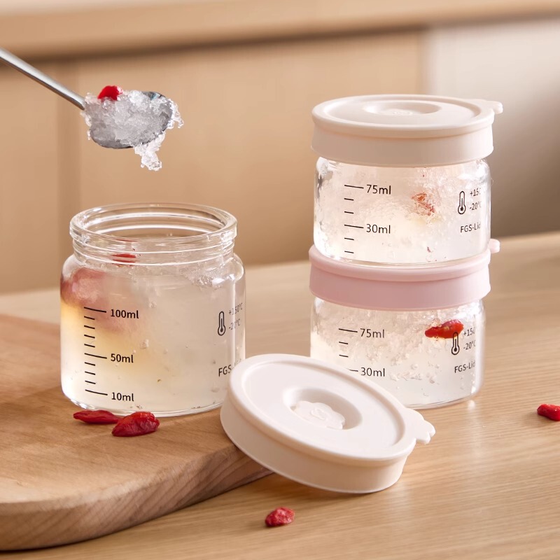 Bird's Nest Packaging Bottle, Food-Grade Stew Pot, Fish Maw and White Fungus Cup, High Borosilicate Glass Sealed Jar, Simple Kitchen Storage