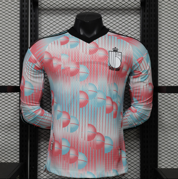 Tomorrowland x adidas x Belgium 2022 Away Player Version Long-Sleeved Jersey Multicolor