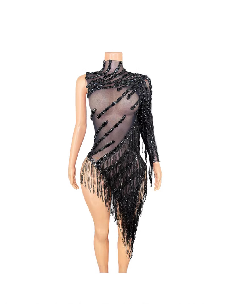 Evening dress, multicoloured quality suit, graduation party 5