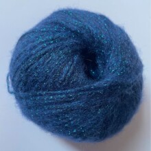 金银炫彩线马海毛线中细毛线马海毛羊毛混纺亮丝线丝光线