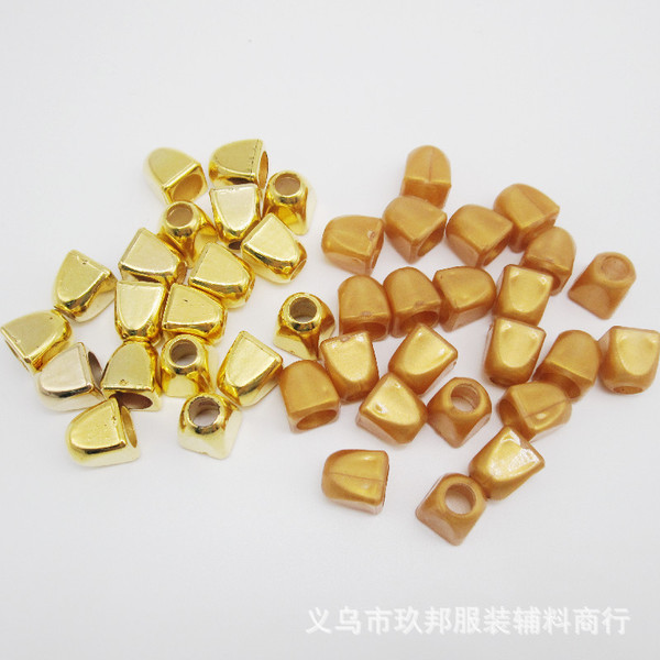 Square golden plastic bag