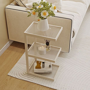 Creative Iron Small Bookshelf Floor-Standing Storage Rack Against the Wall Corner Narrow Slit Storage Living Room Display Rack Zhaozhi Wu