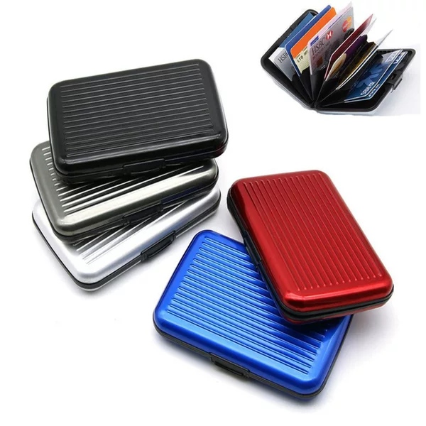 Cross-Border Aluminum Alloy Credit Card Holder, Business Card Holder, Aluminum Color Card Holder, Bank Card Holder