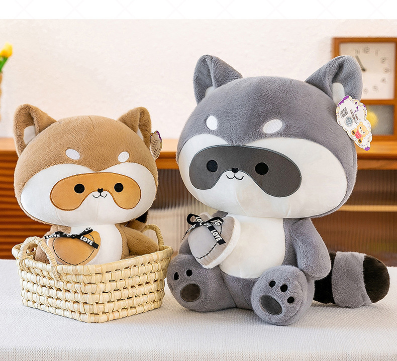 Plush Raccoon Toy 16