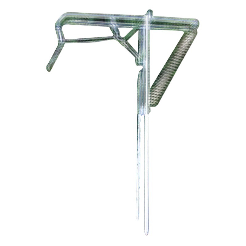 Fishing rod automatic double spring bracket simple throwing rod turret rack fishing rod rack sea Rod ground Spring