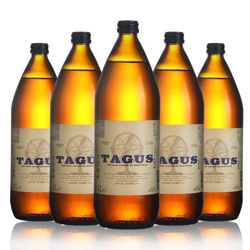 原装原瓶进口泰谷啤酒黄啤酒1L*6瓶装西班牙/葡萄牙随机整箱批发