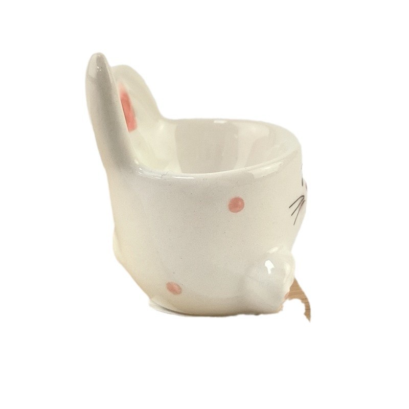 Transfronterizos de pascua cerámica huevo taza de huevo para mesa de comedor asiento de desayuno de cerámica creativo clásico lindo