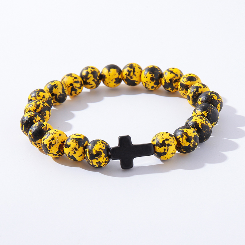 Tortoise, Cross Pattern Women's Gender Casual Simple Style Tortoise Cross Wood Wholesale Bracelets
