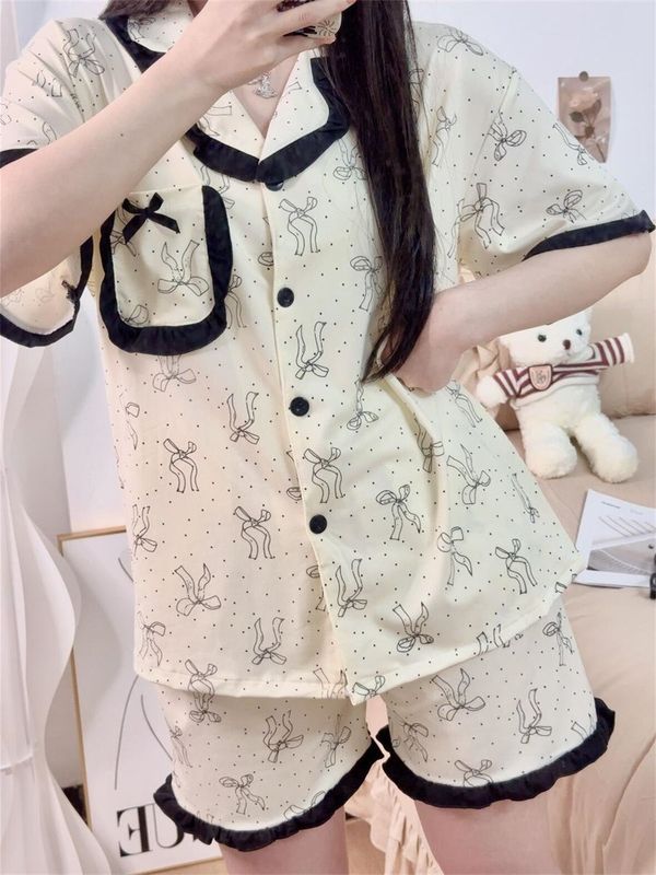 【高品質模造綿】キャミソールパジャマ レディース シンプル 夏 ネットセレブ スイート ノースリーブ ショーツ 女の子 ピュア|undefined