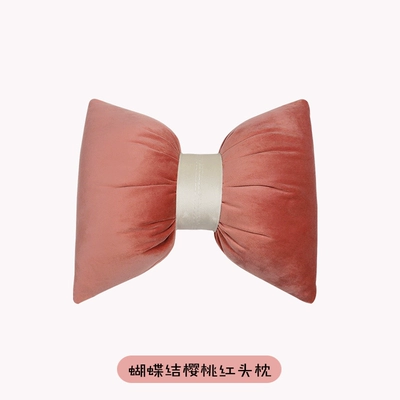 Seat cushion, seat cover – Cherry Car Cushion Four Seasons - one-jxs-plaid-cherry-headrest-bow-tie-cherry-red