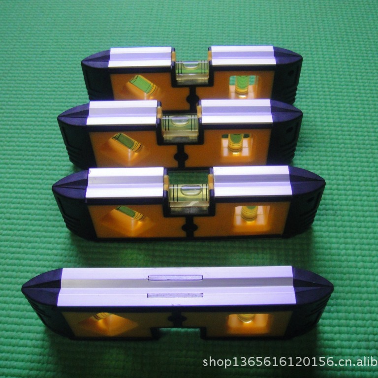 180度水准泡使用者自己可以调节的水平尺，水平测量仪，平衡尺