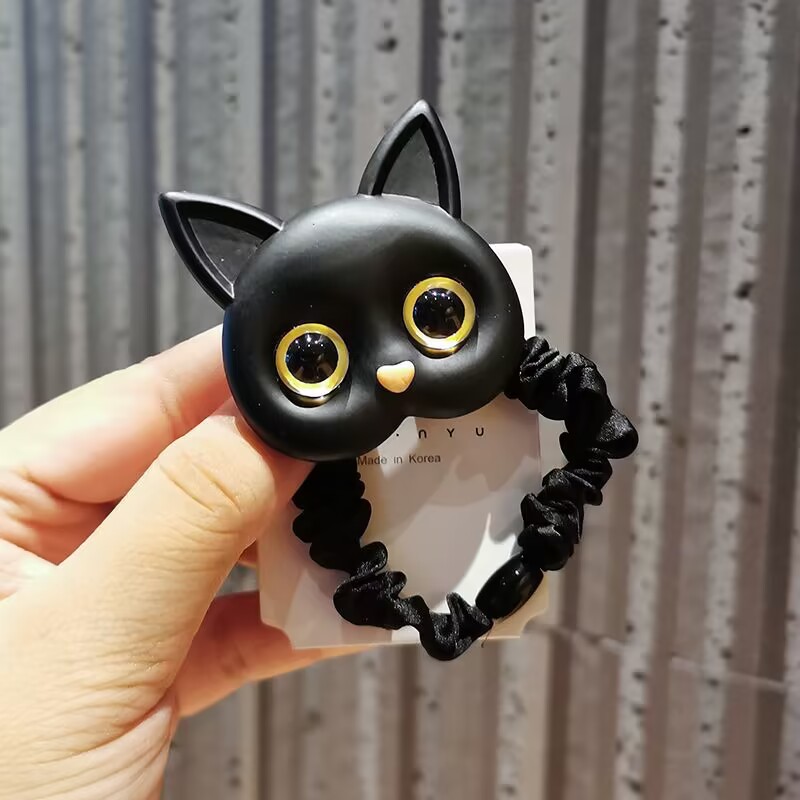 검은 고양이 헤어 로프