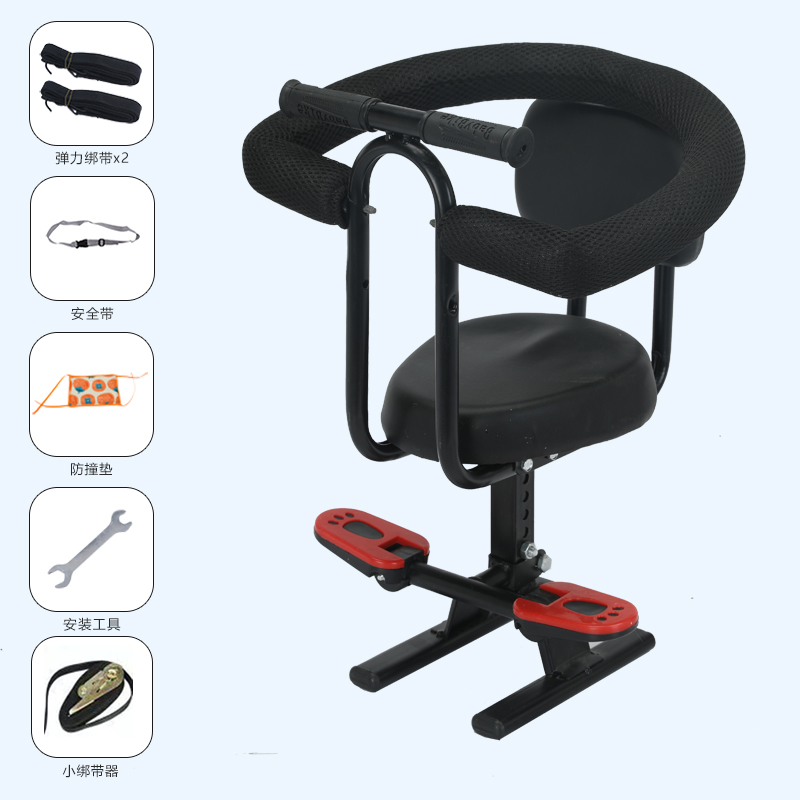 ✿All black 010+full circumference+adjustable+small strap device