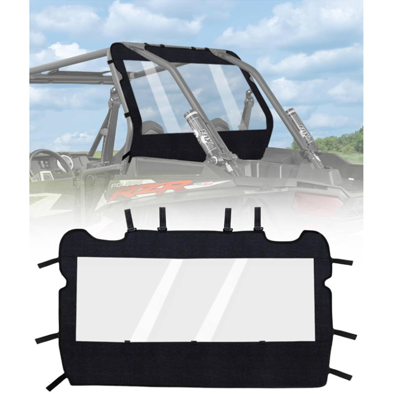 UTV soft rear windshield-Polaris RZR rear window-durable easy to install compatible with RZR XP1000 UTV soft rear windshield-Polaris RZR rear window-durable easy to install compatible with RZR XP1000